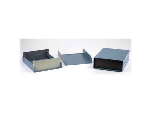 Hammond Electronics 1458E4B Instrumentkabinet 254 x 203 x 101 Aluminium Blå 1 stk