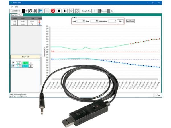 Extech 407001-PRO 407001-PRO Programvare 1 stk