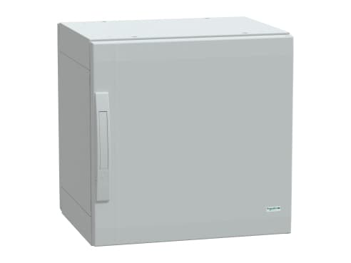 Schneider Electric NSYPLA554G Kaappi 500 x 500 x 420 Polyesteri Harmaa-valkoinen (RAL 7035) 1 kpl