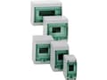 Pikkukuva 2 / 5: SCHNEIDER ELECTRIC Din-kiskokotelo Kaedra IP 65 paneeli 1 rivi 4 moduulia liitinlohkolla KxSxK 150 x 123 x 95 mm