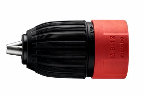 Metabo 627237000, Nøkkelløs chuck, 1,5 mm, 1,3 cm, Sort, Rød
