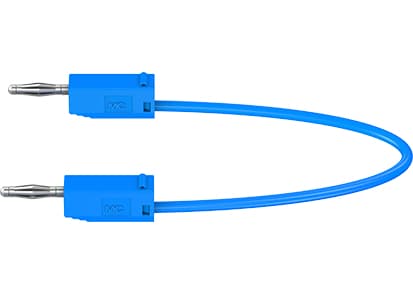 Stäubli LK205-X Prøveledning Lamelstik 2 mm Lamelstik 2 mm 30.00 cm Blå 1 stk