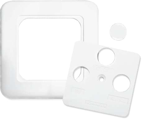 Schwaiger ADE/ADR532, Vit, Plast, Vanlig, Schwaiger, SAT + TV + radio, 75 mm