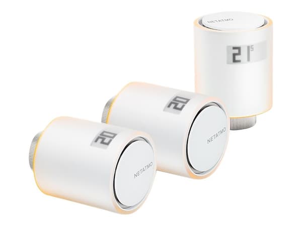 Netatmo Smart Radiator Valves - Radiatortermostat - trådløs - 868 MHz (en pakke 3)