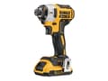 Pikkukuva 3 / 5: DeWALT DCF887D2-QW, Iskuväännin, Musta, Keltainen, 1/4", 3250 RPM, 240 RPM, Akku