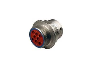 TE Connectivity HD34-18-8PE, HD30, Sølv, Hunkjønn, Rett, 36,5 mm, 44,5 mm