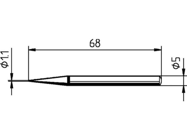Ersa 0032BD Juotoskärki Lyijykynän muoto Kärkikoko 1,10 mm Sisältö, määrä kpl/myyntiyksikkö 1 kpl 1 kpl