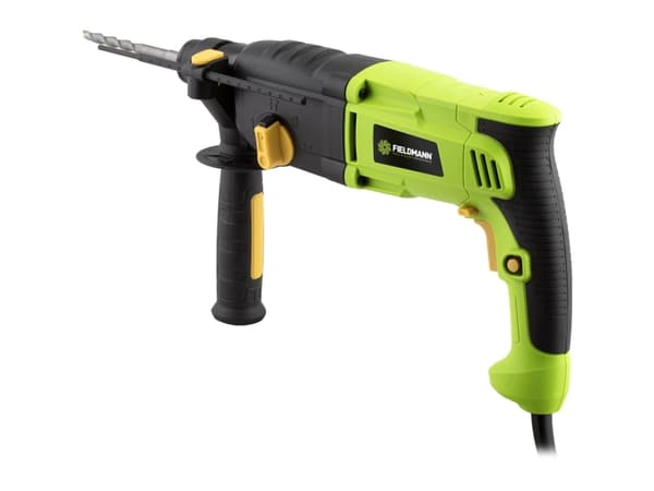 Fieldmann FDV 211050-E SDS, SDS Plus, Svart, Grön, 2,6 cm, 1050 RPM, 2,8 J, 5200 IPM