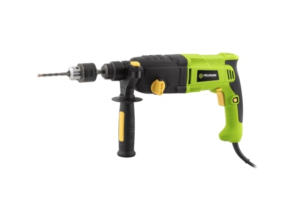 Fieldmann FDV 211050-E SDS, SDS Plus, Svart, Grön, 2,6 cm, 1050 RPM, 2,8 J, 5200 IPM
