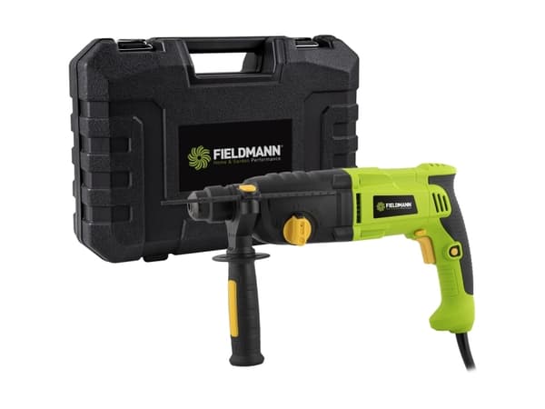 Fieldmann FDV 211050-E SDS, SDS Plus, Svart, Grön, 2,6 cm, 1050 RPM, 2,8 J, 5200 IPM
