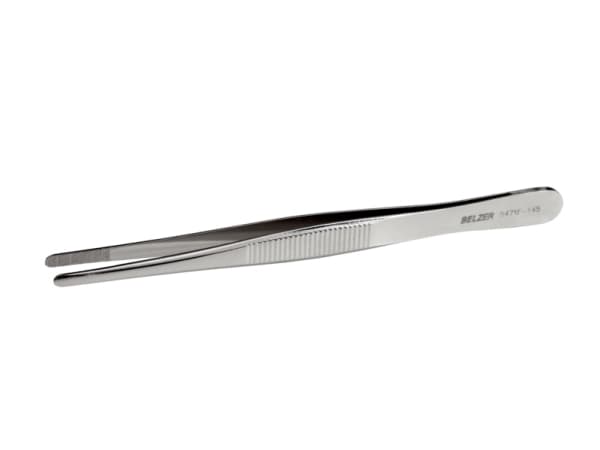 Bahco Universalpincett, Rostfritt stål, Silver, Platt, Rak, 25 g, 145 mm