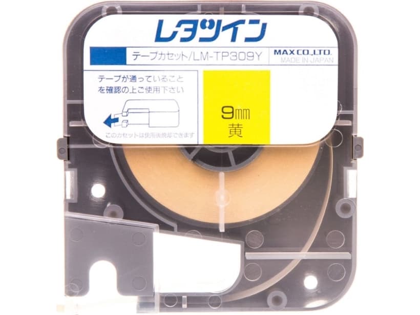 Ergom 9mm polyester adhesive tape LM-TP309Y yellow E04ZP-04020200601/8m /