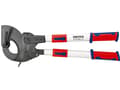 Miniatyrbilde 1 av 3: KNIPEX kabelsaks skraldeprincip med teleskopskaft, 630 mm
