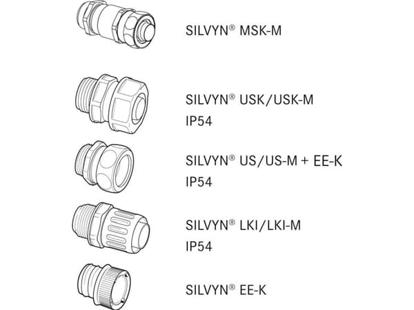 Lapp SILVYN 61721760, Harmaa, 10 m, 4,5 cm