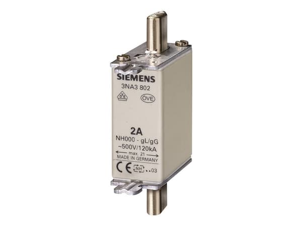 Siemens 3NA38328 Sikringsindsats Sikringsstørrelse = 0 125 A 400 V 3 stk