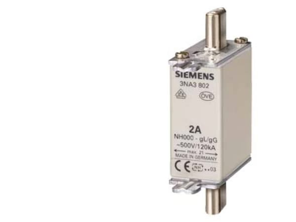 Siemens 3NA38328 Sikringsindsats Sikringsstørrelse = 0 125 A 400 V 3 stk