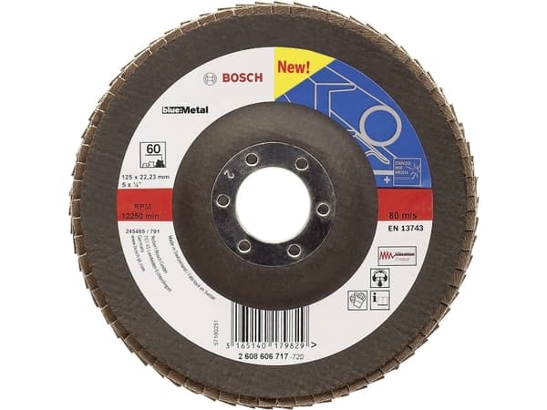 Bosch Expert for Metal X551 - Lamellslipskiva - grus: 40 - 125 mm