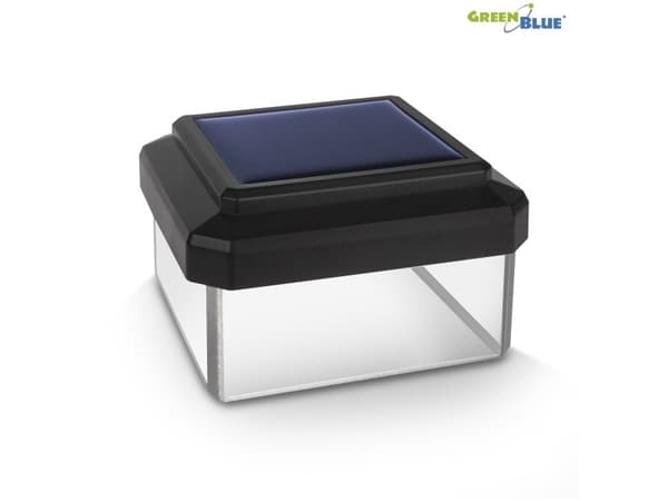GREENBLUE GB127 GreenBlue GB127 LED-solcellslampa på stolpe 80x80 kapell