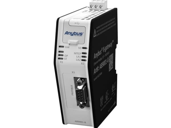 Anybus AB9001 Modbus-TCP Master/Profibus Slave Gateway USB, RJ-45, Ethernet 24 V/DC 1 kpl