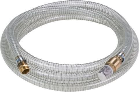 Einhell Einhell sugeslange med messing adapter 1 "x Ø25 mm. 7 meter klar