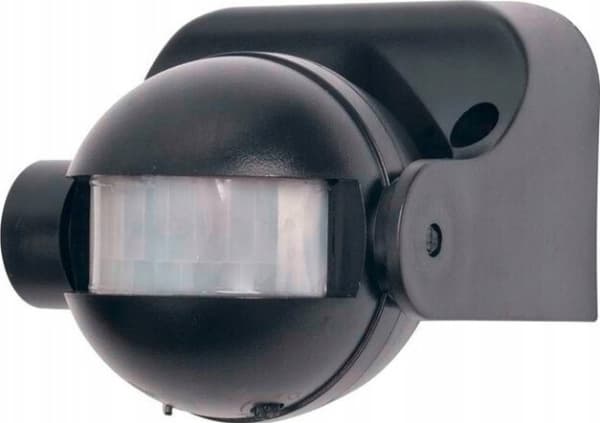 REV bevegelsesdetektor 180° svart (0075184512 SVART)