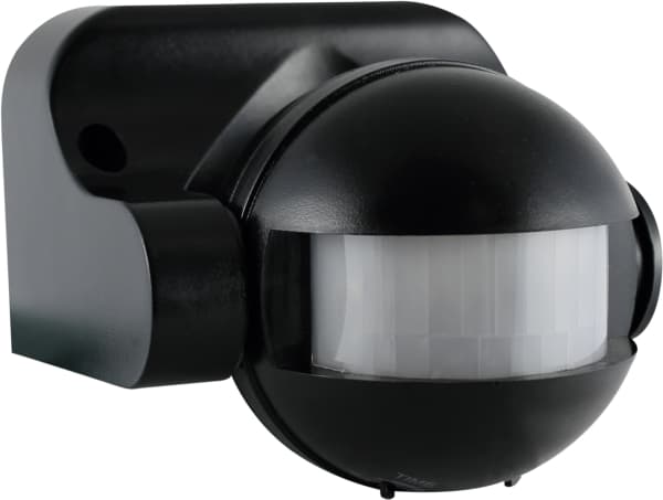 REV bevegelsesdetektor 180° svart (0075184512 SVART)