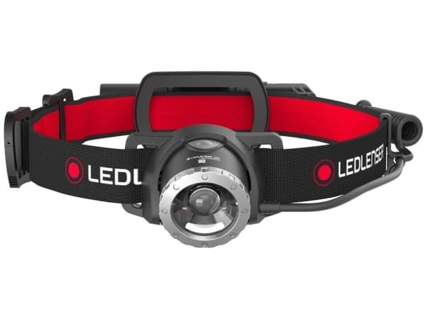Ledlenser H8R Sort, Rød Hovedbånd lommelygte LED