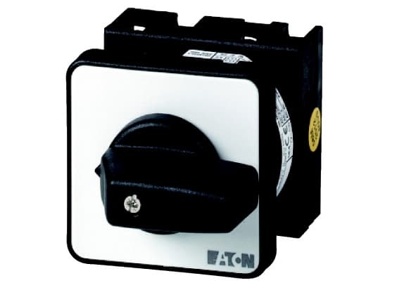 Eaton T0-1-15401/E, Vippströmställare, 1P, Svart, Metallisk, IP65, 48 mm, 48 mm