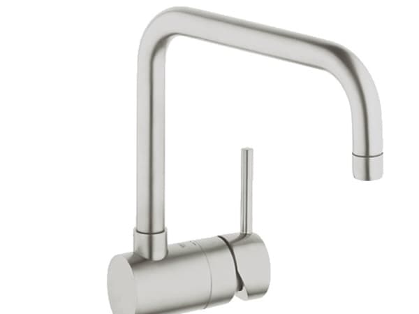 GROHE Minta, Rustfritt stål, Kran-håndtak, Single/enkelt, Keramisk, 4,6 cm, 360°