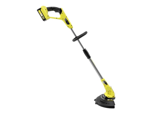 Kärcher LTR 18-30, Työnnettävä ruohonleikkuri, 30 cm, Nailonsiima, D-lenkkinen kahva, Nailon, Musta, Hopea, Keltainen