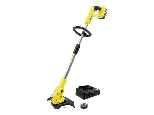 Kärcher LTR 18-30, Työnnettävä ruohonleikkuri, 30 cm, Nailonsiima, D-lenkkinen kahva, Nailon, Musta, Hopea, Keltainen