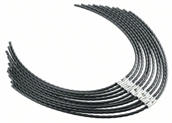 Bosch F.016.800.431, Siimatrimmerin siima, Ruostumaton teräs, Ruostumaton teräs, AFS 23-37, 10 kpl