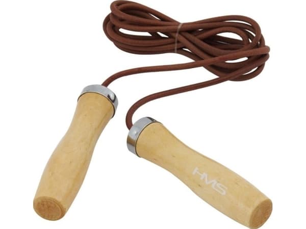HMS Brown leather skipping rope (SK07)