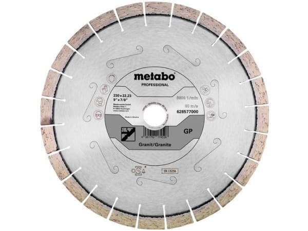 Metabo 628577000, Granit, 23 cm, 2,22 cm, 6600 RPM, Metabo, 1 styck