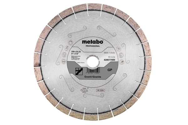 Metabo 628577000, Granit, 23 cm, 2,22 cm, 6600 RPM, Metabo, 1 styck