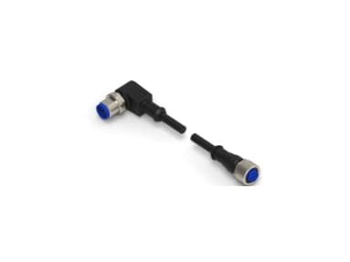 TE Connectivity 1-2273121-4, 1,5 m, M12, M12, Hanstik/Hunstik, Sort, Polyvinylklorid (PVC)
