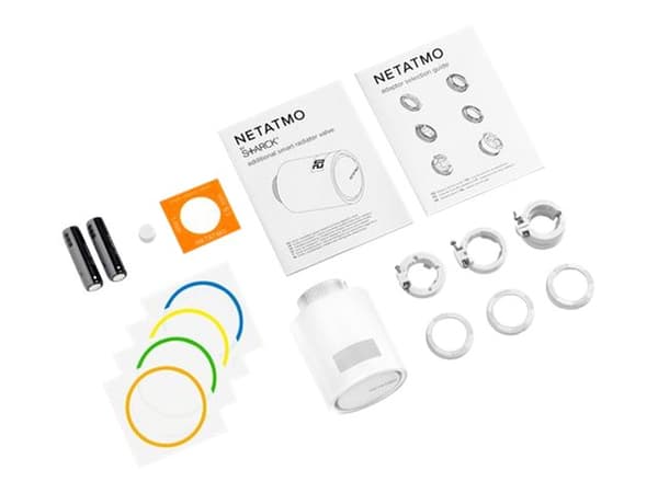 Netatmo Smart Radiator Valves - Starter Pack - vandventil - trådløs - 802.11b/g/n - 2.4 Ghz