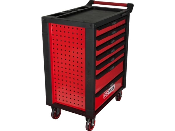 KS Tools 826.0007, Verktøykiste, Stål, Sort, Rød, 350 kg, Nøkkel, 788 mm