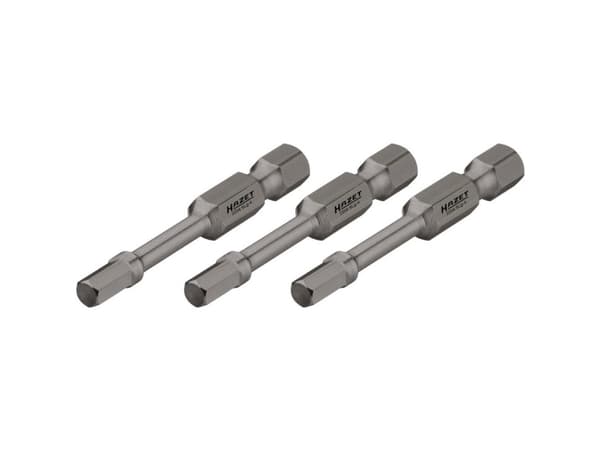 Hazet Sekskant-bit 3 mm Kvalitetsstål 3 stk