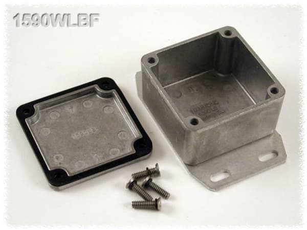 Hammond Electronics 1590WLBF Yleiskaappi 50,5 x 50,5 x 31 Alumiini Luonnonväri 1 kpl