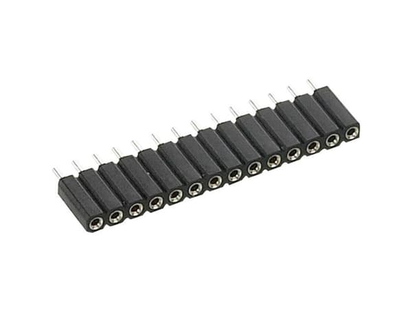 TRU COMPONENTS Bøsningsliste (præcision) Antal rækker: 1 Poltal hver række: 20 TC-0510-020-1-50-00 1 stk