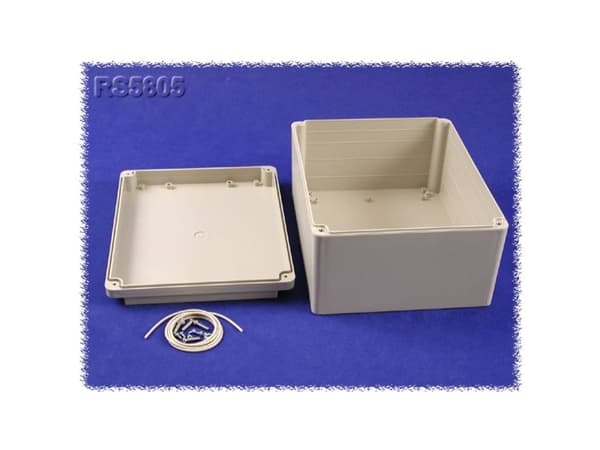 Hammond Electronics RS5805 Universalkabinet 250 x 200 x 130 ABS Grå 1 stk 1 stk