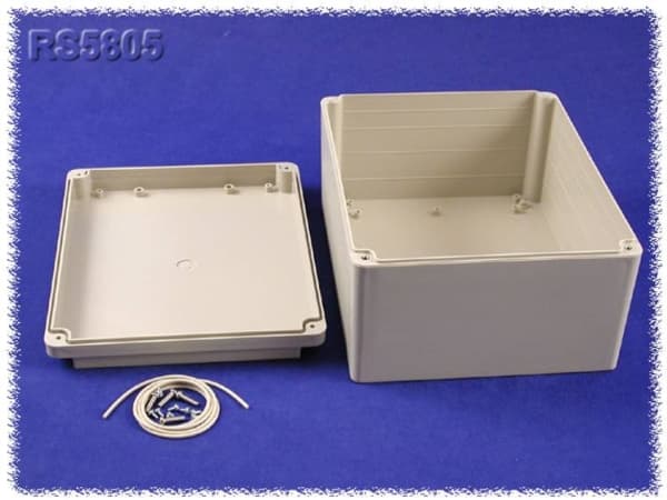 Hammond Electronics RS5805 Universalkabinet 250 x 200 x 130 ABS Grå 1 stk 1 stk