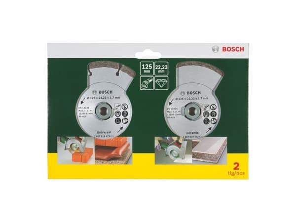Bosch tarvikkeet 2607019484 Timanttinen leikkuukiekko 2 kpl