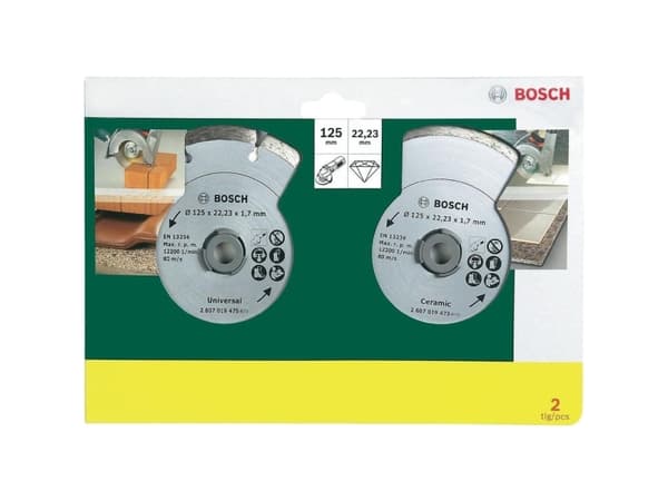 Bosch tarvikkeet 2607019484 Timanttinen leikkuukiekko 2 kpl