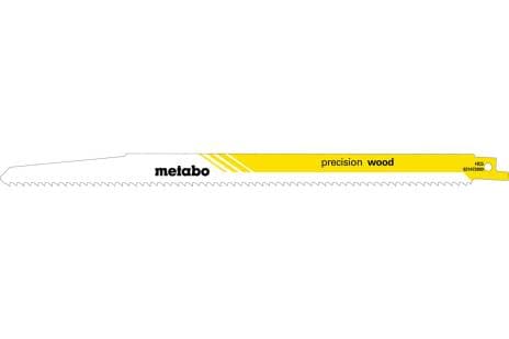 Metabo 631122000, Sticksågsblad, Spånskiva, Plast, Plywood, Trä, Stål med hög kolhalt (HCS), Vit, Gul, 4 mm, 1,25 mm