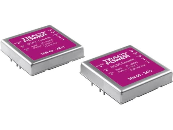Traco Power TEN 60-2412, 50,8 mm, 25,4 mm, 50,8 mm, 33 g, 60 W, 18-36 V