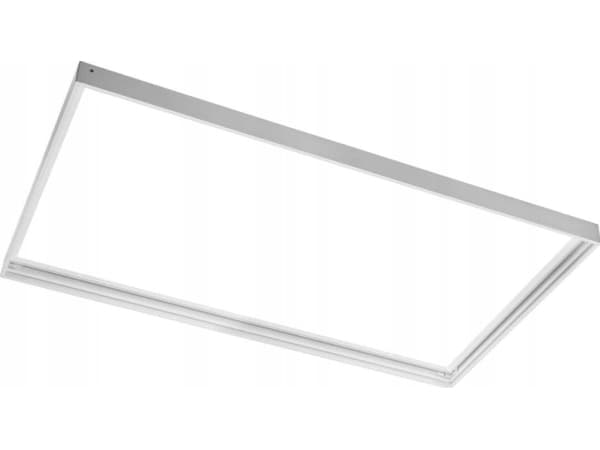 GTV GTV utenpåliggende ramme for montering av LED-paneler 30x60cm (KING, PRINCE, INNOVO type) hvit RM-KNG300X600-00 - RM-KNG300X600-00