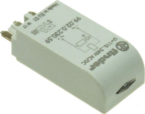 Finder Pistokemoduuli LED:llä 99.02.0.230.59 Valon väri: vihreä Sopii malliin: Finder 96.04, Finder 96.02 1 kpl 1 kpl