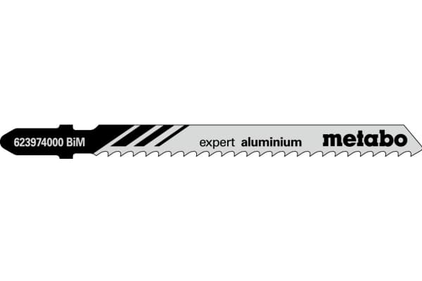 Metabo 623974000, Figursågblad, Gjuten aluminium, Icke-järnmetaller, Plast, Bimetall, Svart, Grå, 7,5 cm, 3 mm